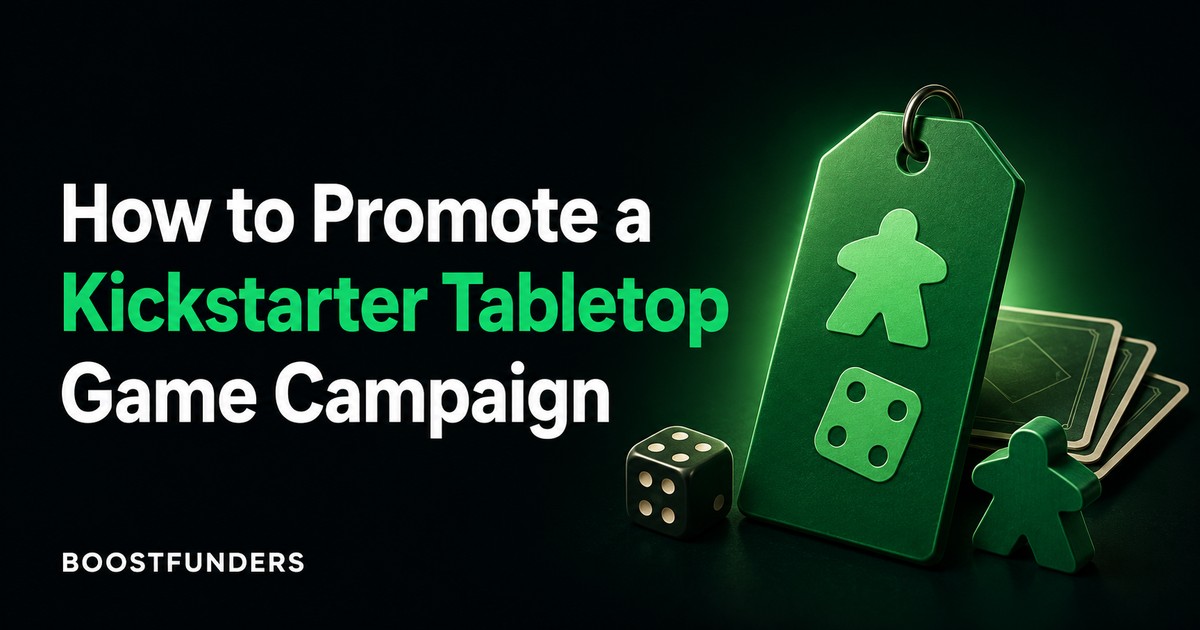 How to promote a Kickstarter tabletop game campaign